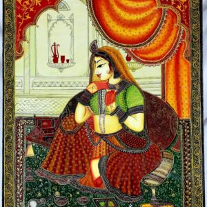 Rajasthani mughal miniature art