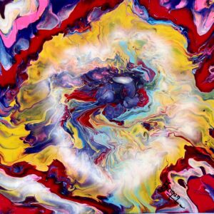 Pour painting